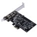 Контролер Ewell PCI-E to IEEE1394 (2x6pin ext., 1x4pin ext.) VIA (EW140)