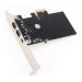 Контролер Ewell PCI-E to IEEE1394 (2x6pin ext., 1x4pin ext.) VIA (EW140)