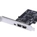 Контролер Ewell PCI-E to IEEE1394 (2x6pin ext., 1x4pin ext.) VIA (EW140)