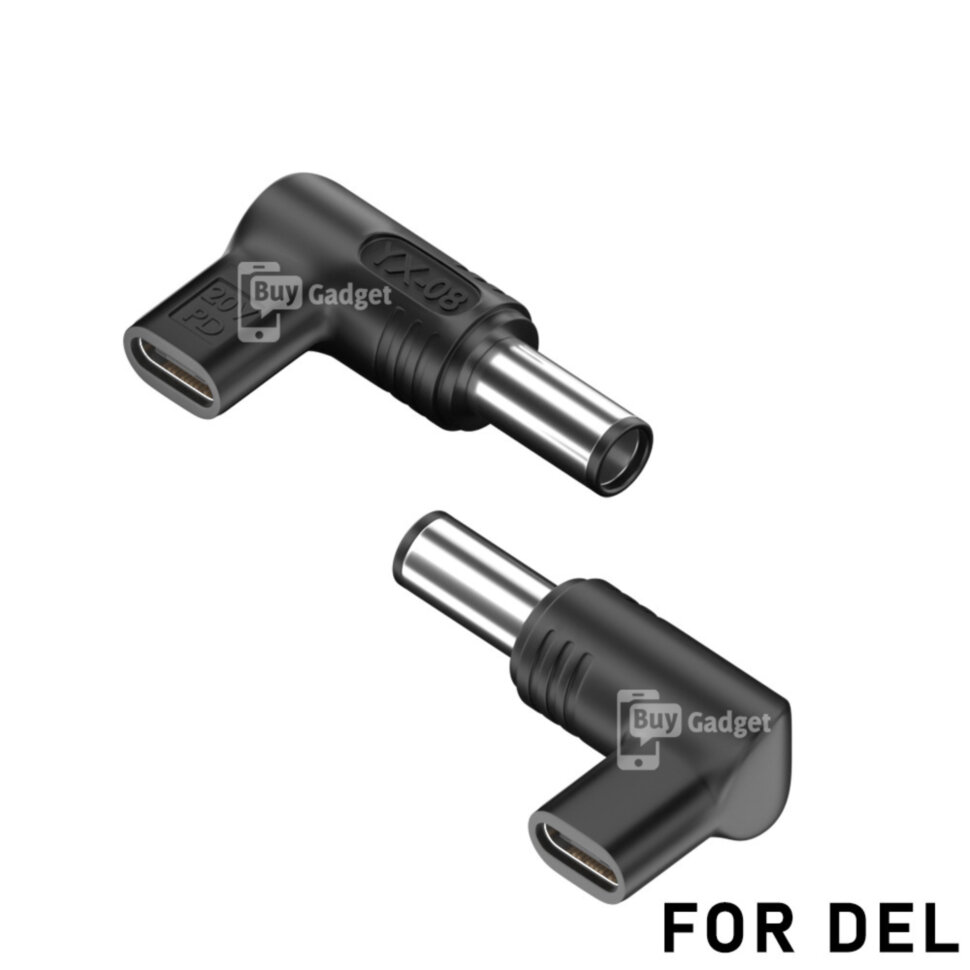 Перехідник Ewell PD для живлення ноутбуків DELL 20V, Type-C to DC 7.4x5.0 мм (EW555)