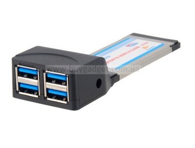 Адаптер ExpressCard to 4xUSB3.0, RTL