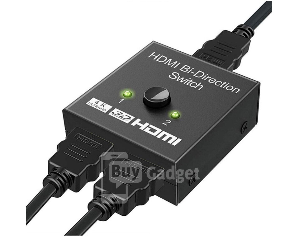 Відео спліттер Ewell Splitter-Switch HDMI на 2 монітори, v2.0 (EW326)