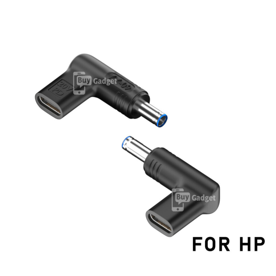 Перехідник Ewell PD для живлення ноутбуків HP 20V, Type-C to DC 4.5x3.0 мм (EW556)
