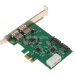 Адаптер PCI-E to USB3.0 (2ext.) 2xSATA III
