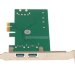 Адаптер PCI-E to USB3.0 (2ext.) 2xSATA III