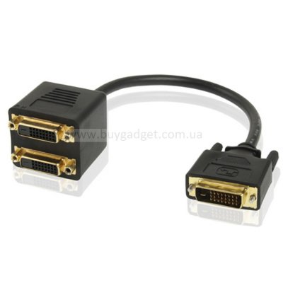 Splitter Ewell DVI на два DVI монітори, Full HD