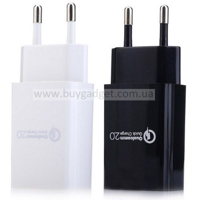 Мережевий зарядний пристрій Qualcomm Quick Charge 2.0