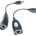Удлинитель USB до 45м, активный, через UTP кабель