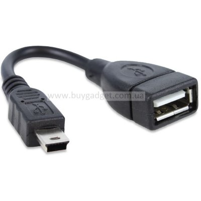 Адаптер mini USB2.0 to USB2.0 M/F (OTG Adapter)