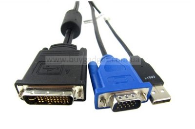 Кабель Ewell до проектора M1-DA, DVI 30+5 to VGA, USB (EW501)