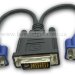 Splitter Ewell DVI на 2 VGA монітори, Full HD (EW596)
