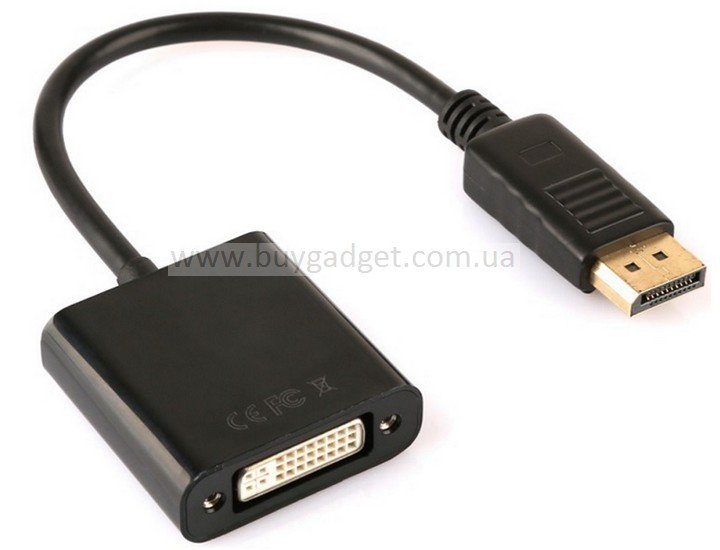 Адаптер DisplayPort M to DVI F 24+5