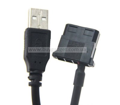 Кабель живлення Ewell USB to Molex, 5v