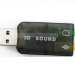 Звукова карта Ewell USB 3D Sound, 2 Channel