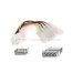 Кабель питания Molex M to mini Molex F, 0.2м