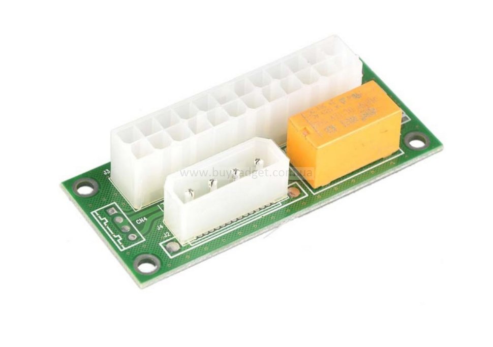 Адаптер-синхронізатор блоків живлення Ewell ATX 24 Pin to Molex (EW144)