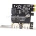 Контролер Ewell PCI-E to 2xESATA III, 2xSATA III, чіпсет ASM1061 (EW035)