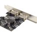 Контролер Ewell PCI-E to 2xESATA III, 2xSATA III, чіпсет ASM1061 (EW035)