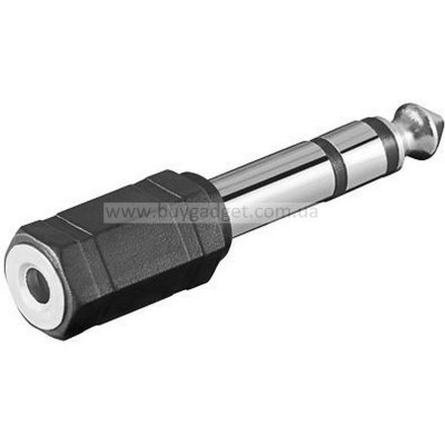 Адаптер 3pin Audio 6.3 мм (M) to 2.5 мм (F)