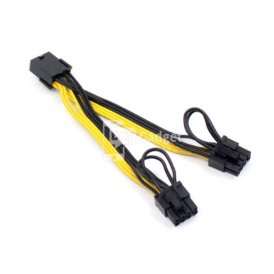 Кабель живлення для відеокарт Ewell CPU 8pin to PCI-E 8pin (6+2) універсальний, 20 см (EW343)