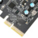 Контролер Ewell PCI-E 4x to USB3.2, 20Gbps (EW585)