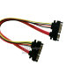 Кабель Ewell SATA 7+15pin M/M, довжина 0.3 м (EW208)