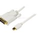 Кабель Ewell Mini DisplayPort to DVI, 1.8 метри, білий (EW795)