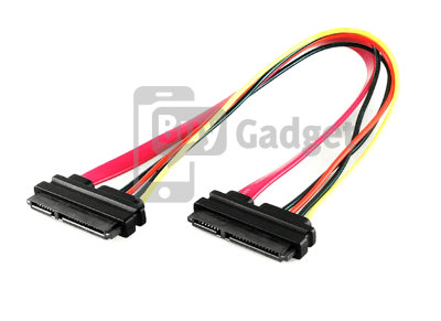 Кабель Ewell SATA 7+15pin F/F, довжина 0.3 м (EW207)