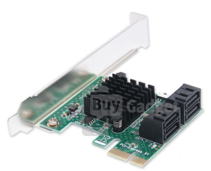 Контролер Ewell PCI-E до 4x SATA III int., ASM106X+109X (EW348)
