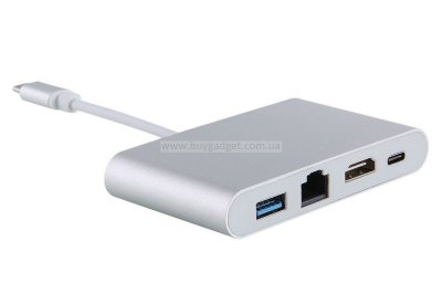 USB-hub Ewell USB 3.1 Type-C to HDMI / USB3.0 / Type-C /Ethernet