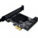 Контролер Ewell PCI-E to SATA III int., Marvell 88SE9215 (EW351)