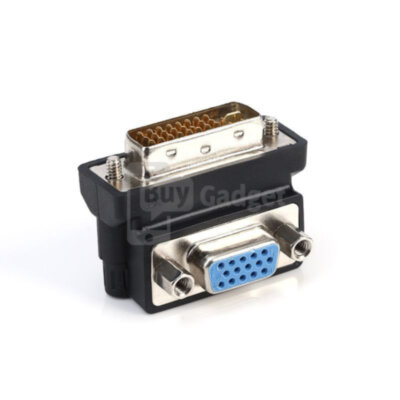 Адаптер Ewell DVI - VGA M/F, 90 градусів (EW601)