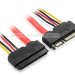 Подовжувач Ewell SATA 7+15pin M/F