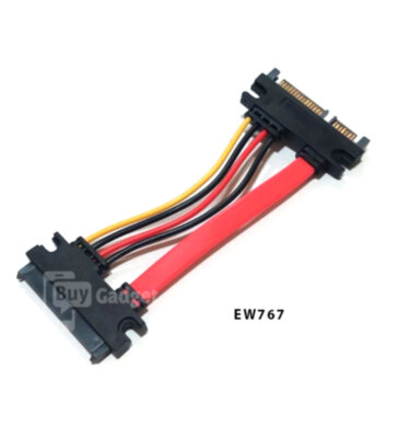 Подовжувач Ewell SATA 7+15pin M/F