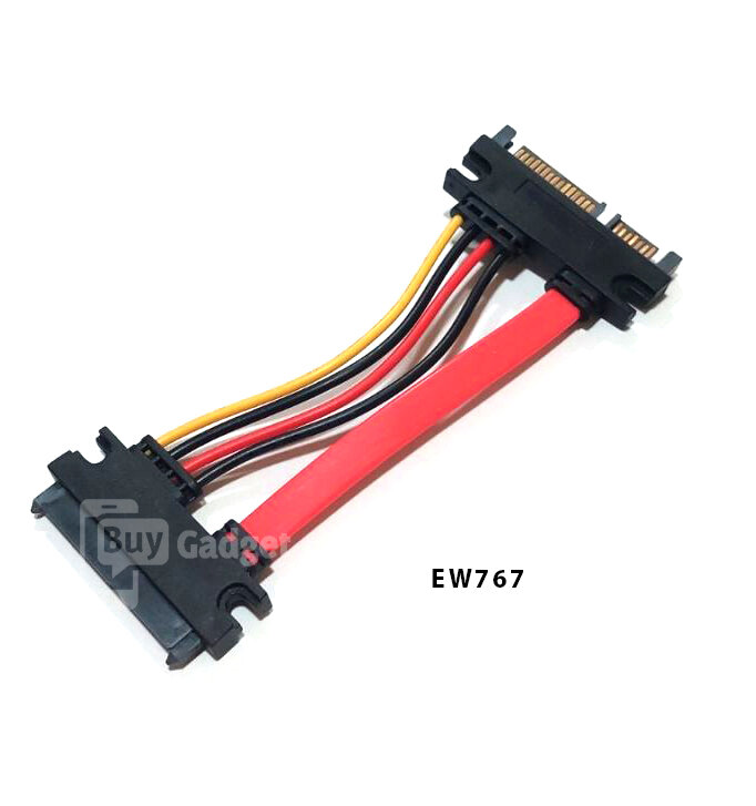 Подовжувач Ewell SATA 7+15pin M/F