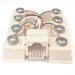 Розетка UTP 8P8C RJ45, зовнішня на 1-порт cat5e