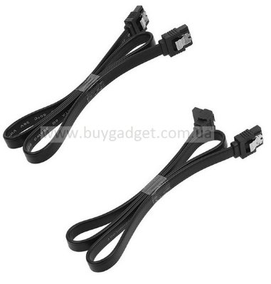 Кабель SATA3.0, 7pin F/F, з застібками