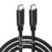 Кабель Ewell USB Type-C, Gen2, 100W 5A, 20 Gbps, чорний