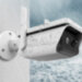 Вулична IP камера відеоспостереження із сонячною панеллю Solar Wifi Camera iCSee 4MP