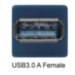 Адаптер USB3.0 AF/BF 