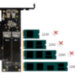 Адаптер Ewell PCI-E 3.0 16х to M. 2 SSD, RAID (EW363)
