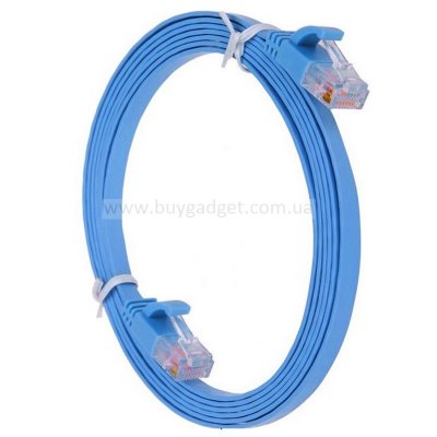 Патч-корд UTP CAT6e, Flat