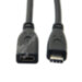 Подовжувач Ewell USB Type-C, Gen1, 60W 3A, 5 Gbps, 1 метр, чорний (EW258)