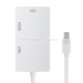 Адаптер Ewell Mini DisplayPort - HDMI+VGA+DVI (24+5)