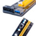 Райзер Ewell Riser Card PCI-E 1X-16X, USB3.0 кабель 60 см, ver.006 (EW015)