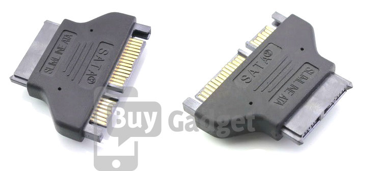 Адаптер Ewell SATA 7+15 to SATA 7+6 (Slim HDD) (EW209)