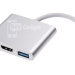 USB-hub Ewell Type-C to HDMI / USB3.0 / Type-C (EW003)