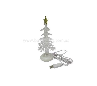 USB Елка, Crystal Christmas, 7 Color