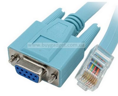 Консольний кабель Cisco RJ45 to RS232, CAB-CONSOLE-RJ45, 1.5 м
