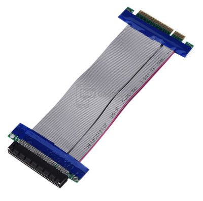 Райзер Ewell Riser Card PCI-E 8X to 8X, шлейф 19 см (EW176)